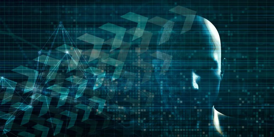 Artificial Intelligence Illustrazione stock