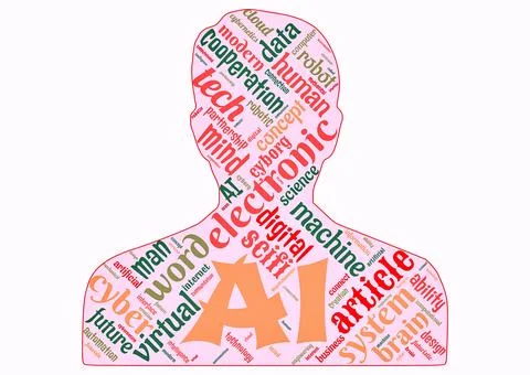 ARTIFICIAL INTELLIGENCE Illustrazione stock