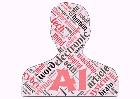 ARTIFICIAL INTELLIGENCE Illustrazione stock