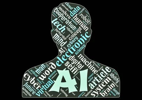 ARTIFICIAL INTELLIGENCE Illustrazione stock