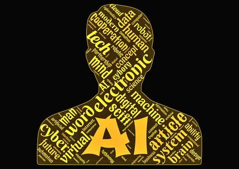 ARTIFICIAL INTELLIGENCE Illustrazione stock