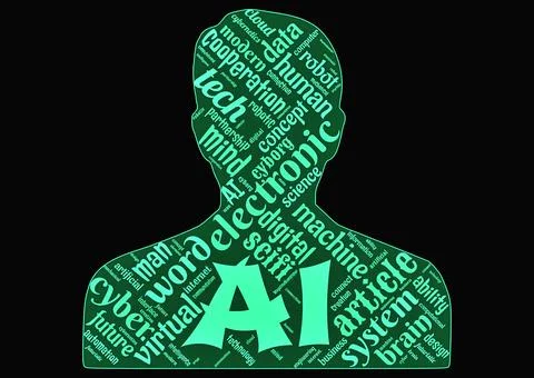 ARTIFICIAL INTELLIGENCE Illustrazione stock