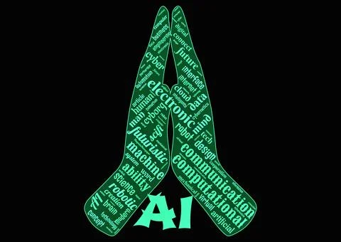 ARTIFICIAL INTELLIGENCE Illustrazione stock