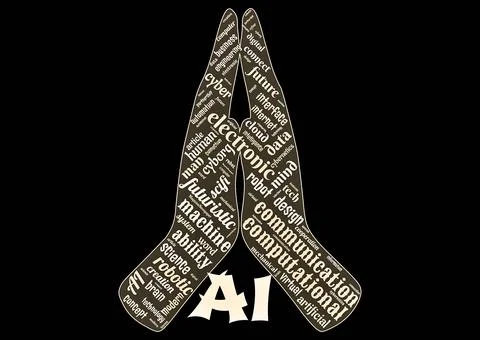 ARTIFICIAL INTELLIGENCE Illustrazione stock