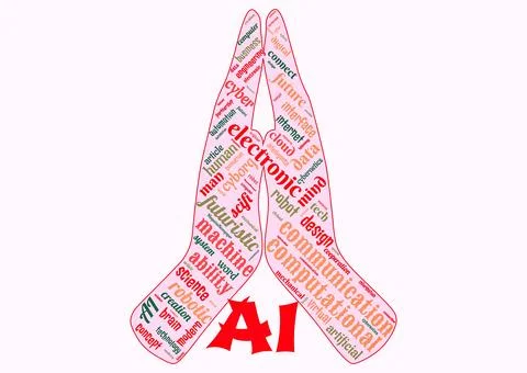 ARTIFICIAL INTELLIGENCE Illustrazione stock