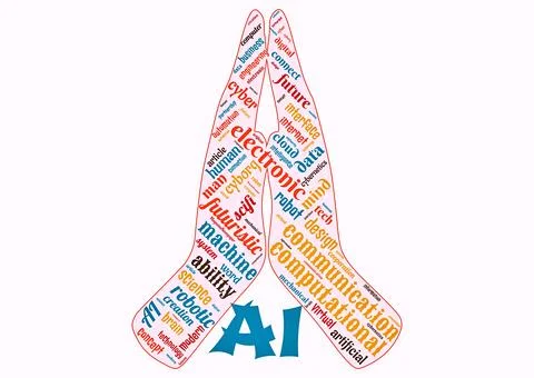 ARTIFICIAL INTELLIGENCE Illustrazione stock