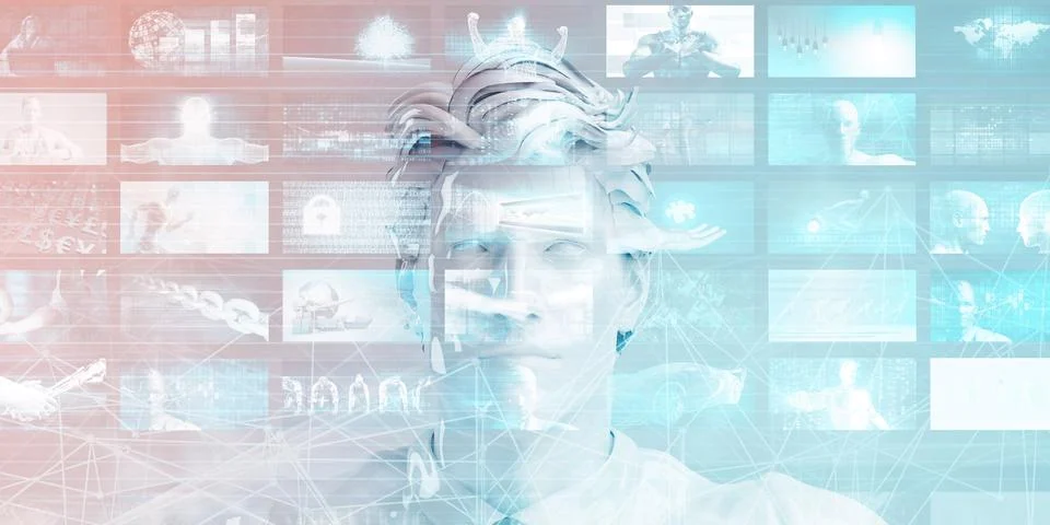 Artificial Intelligence Stock Illustration