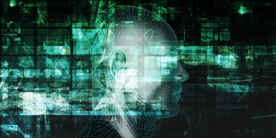 Artificial Intelligence Illustrazione stock
