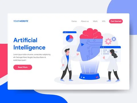 Artificial Intelligence Illustration Stock Illustration
