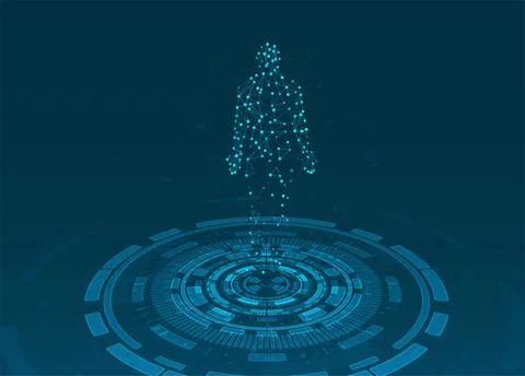 Artificial Intelligence illustration. Stock Illustration