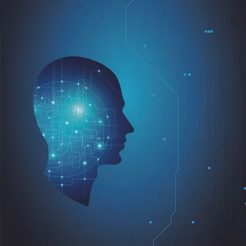 Artificial intelligence image,ai chip brain,computer vector Stock Illustration