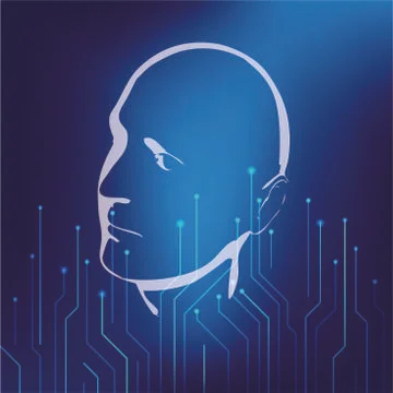 Artificial intelligence image,ai chip brain,computer vector Stock Illustration