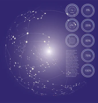 Artificial intelligence image,ai chip brain,computer vector Stock Illustration