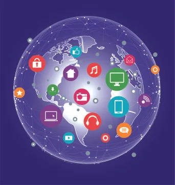 Artificial intelligence image,ai chip brain,computer vector Illustrazione stock