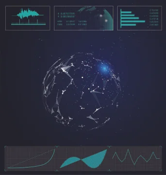 Artificial intelligence image,ai chip brain,computer vector Illustrazione stock