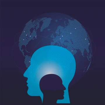 Artificial intelligence image,ai chip brain,computer vector Illustrazione stock