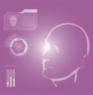 Artificial intelligence image,ai chip brain,computer vector Stock Illustration