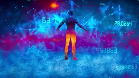 Artificial Intelligence Impact Human Life with Binery Vidéo 254413342