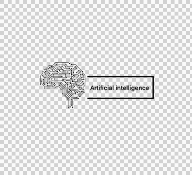 Artificial intelligence is intelligence demonstrated by machines Stock Illustration