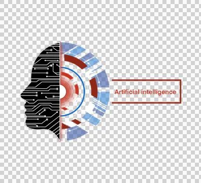 Artificial intelligence is intelligence demonstrated by machines Stock Illustration
