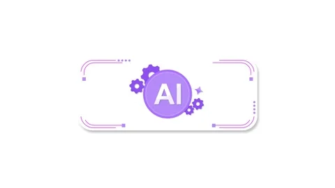 Artificial Intelligence Interface Motion Graphic Animation Stock Footage 340478777