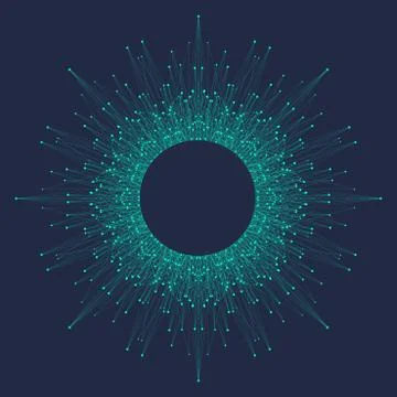 Artificial Intelligence Logo. Artificial Intelligence and Machine Learning Illustrazione stock