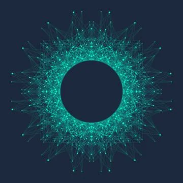 Artificial Intelligence Logo. Artificial Intelligence and Machine Learning Stock Illustration