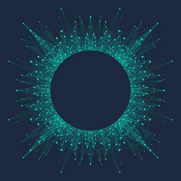 Artificial Intelligence Logo. Artificial Intelligence and Machine Learning Illustrazione stock