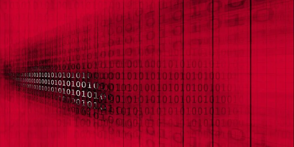 Artificial Intelligence Machine Learning Binary Algorithm Processing Stock Illustration