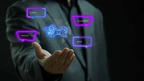 Artificial intelligence, machine learning concept Stock Footage 276488171