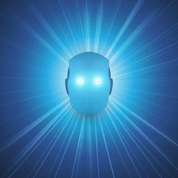 Artificial Intelligence, Machine Learning, Future Technology Concept Stock Illustration