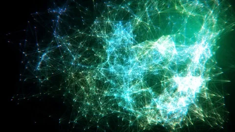 Artificial Intelligence Matrix Stock Footage 111857618