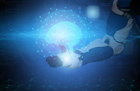 Artificial intelligence as a means of controlling technological processes of Stock Photos