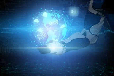 Artificial intelligence as a means of controlling technological processes of Stock Photos