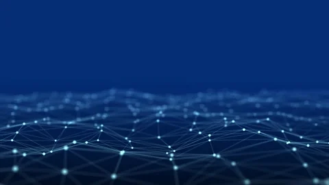 Artificial intelligence in a network connection. transmission of information. Stock Footage 155058094