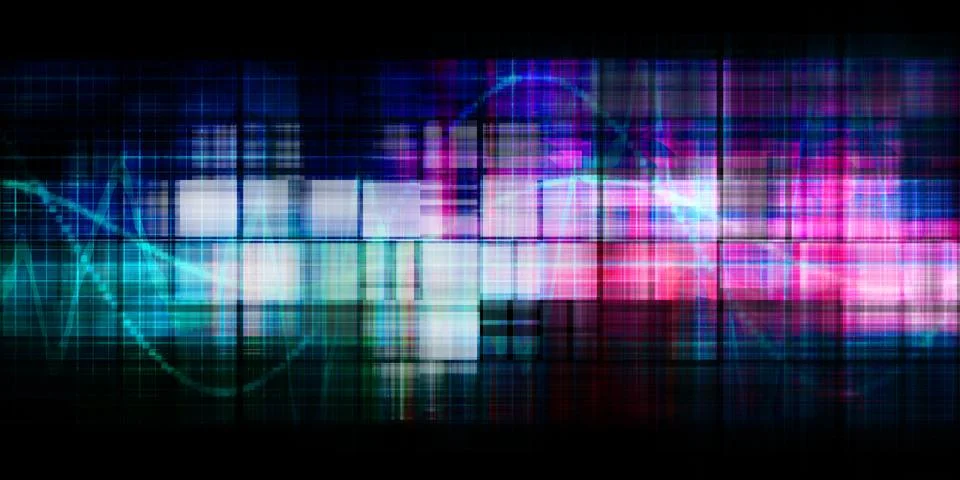 Artificial Intelligence Network System Technology Concept Illustrazione stock