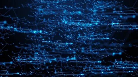 Artificial Intelligence Neural Network Circuits Stock Footage 276953998