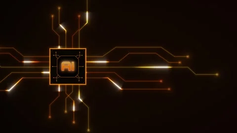 Artificial intelligence neural network connection grid background. 4K Video stock 344577531