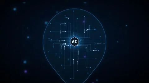 Artificial intelligence neural network Video stock 339322020