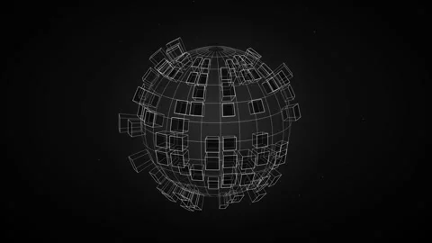 Artificial intelligence neural network Stock Footage 339322075