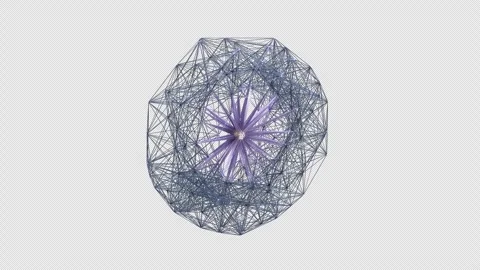 Artificial Intelligence Neural Network Loop Stock Footage 332234923