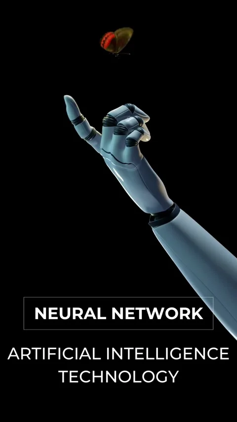 Artificial Intelligence Neural Network Technology Background Animation Stock Footage 335649370