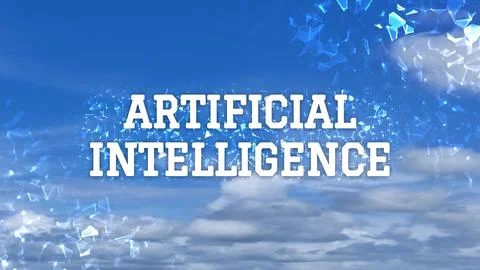 Artificial intelligence neural networks Stock Illustration