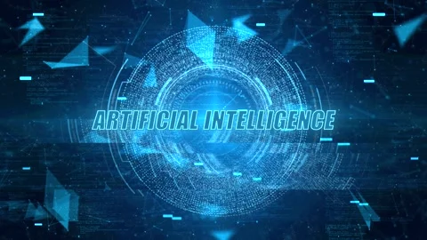 Artificial Intelligence Neural Vision Concept for Science and Learning Stock Footage 314504713