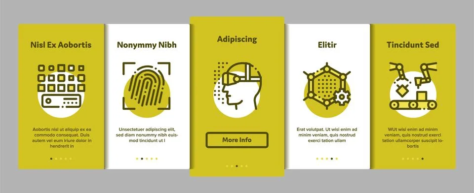 Artificial Intelligence Onboarding Stockillustratie