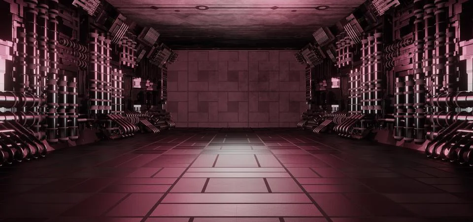 Artificial Intelligence Outerspace Scene Avant Garde Gray Abstract Background Stock Illustration