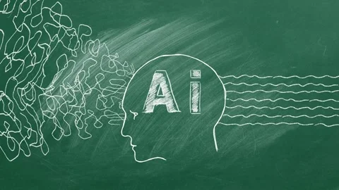 Artificial intelligence processes incoming information Vídeos de archivo 321229159