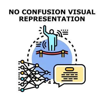 Artificial intelligence processing data and communicating information Illustrazione stock