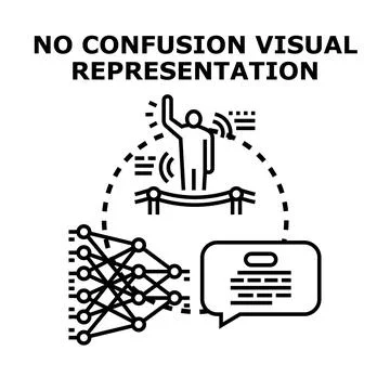 Artificial intelligence processing data and communicating information Stock Illustration