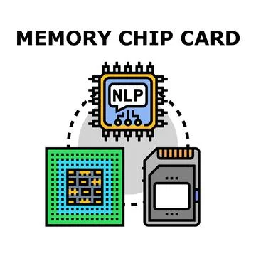 Artificial intelligence processing speech and digital memory data イラスト素材